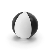 Black And White Beach Ball PNG & PSD Images