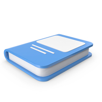 Blue Cartoon Book PNG & PSD Images