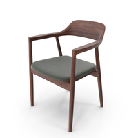 Hiroshima Armchair Upholstered PNG & PSD Images