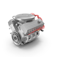 Classic V8 Petrol Engine PNG & PSD Images