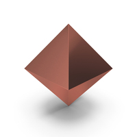 Copper Octahedron PNG & PSD Images
