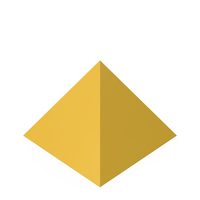 Yellow Pyramid Shape PNG & PSD Images