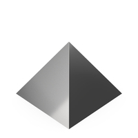 Silver Pyramid Shape PNG & PSD Images