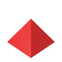 Red Pyramid Shape PNG & PSD Images