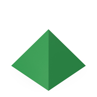 Green Pyramid Shape PNG & PSD Images