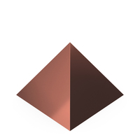 Copper Pyramid Shape PNG & PSD Images