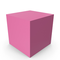 Pink Cube PNG & PSD Images