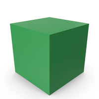Green Cube PNG & PSD Images