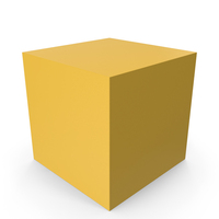 Yellow Cube PNG & PSD Images