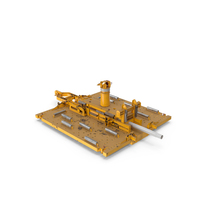 Generic Rusted Subsea Hub PLET PNG & PSD Images