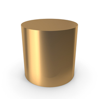 Gold Cylinder PNG & PSD Images
