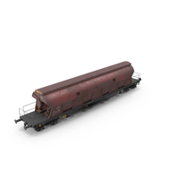 Rusted Tadds Bulk Cargo Railcar PNG & PSD Images
