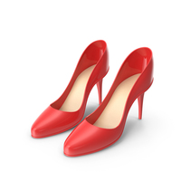 Women Red Shoes PNG & PSD Images