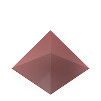 Red Glass Pyramid PNG & PSD Images