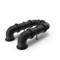 Steampunk Pipes Painted PNG & PSD Images