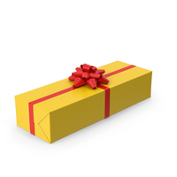 Yellow Gift Box PNG & PSD Images