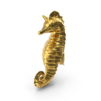 Seahorse Gold PNG & PSD Images