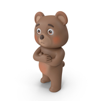 Pensive Bear Pose PNG & PSD Images