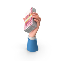 Raising Hand Win China 100 Yuan Money PNG & PSD Images