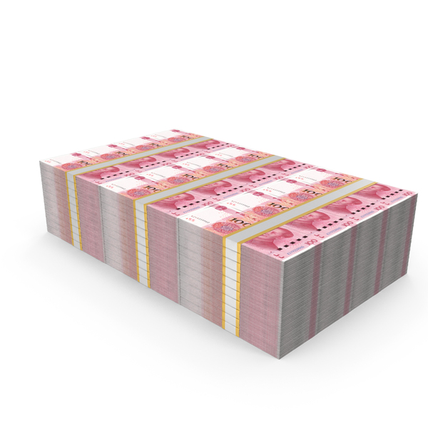 China 100 Yuan Lot Money PNG & PSD Images
