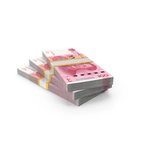 China 100 Yuan Note Ladder Money PNG & PSD Images