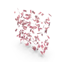 China 100 Yuan Notes Falling Money PNG & PSD Images