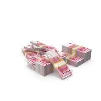 China 100 Yuan Notes Lots Bills Money PNG & PSD Images