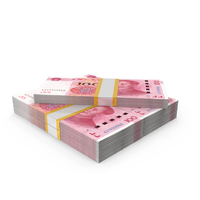 Currency China 100 Yuan Lots Bill Money PNG & PSD Images