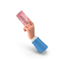 Left hand Holding China 100 Yuan Note Money PNG & PSD Images