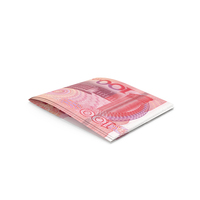 Two China 100 Yuan Note Fold Money PNG & PSD Images