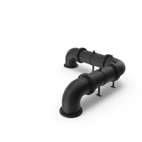 Steampunk Pipes Painted PNG & PSD Images