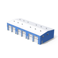 Blue Industrial Building PNG & PSD Images