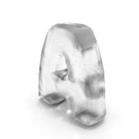 Ice Letter A PNG & PSD Images