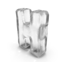 Ice Letter H PNG & PSD Images