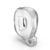 Ice Letter Q PNG & PSD Images