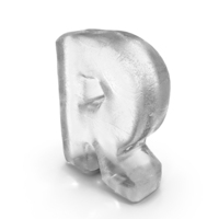Ice Letter R PNG & PSD Images