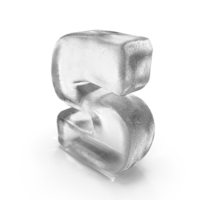 Ice Letter S PNG & PSD Images