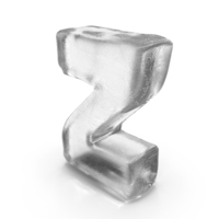 Ice Letter Z PNG & PSD Images