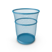 Paper Bin Blue PNG & PSD Images