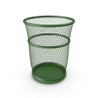 Paper Bin Green PNG & PSD Images