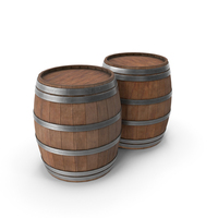 Wooden Barrels PNG & PSD Images