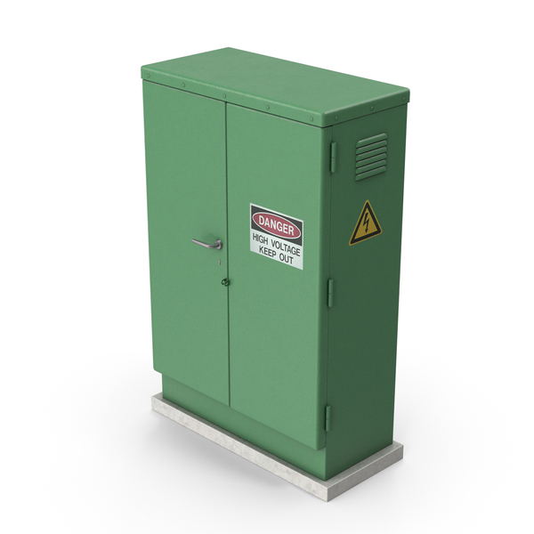 Green Electric Box PNG & PSD Images