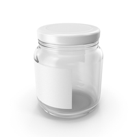 Medium Glass Jar Mockup PNG & PSD Images
