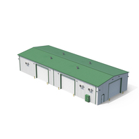 Green Industrial Building PNG & PSD Images