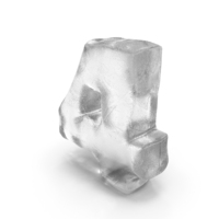 Ice Number 4 PNG & PSD Images