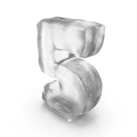 Ice Number 5 PNG & PSD Images