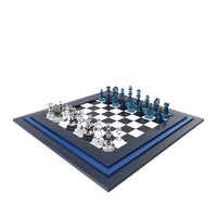 Chess pieces On A Chessboard. PNG & PSD Images