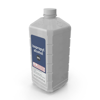Medical Plastic Vial Isopropyl Alcohol 16 Fl Oz PNG & PSD Images