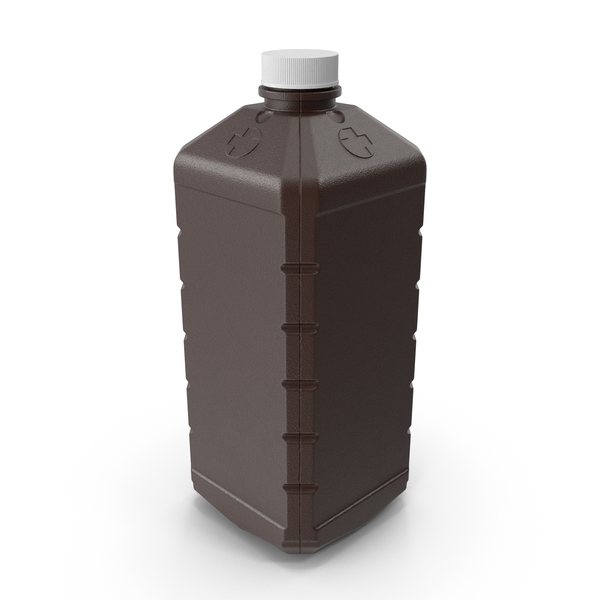 Plastic Pharmaceutical Container Brown PNG & PSD Images
