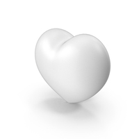 White Heart PNG & PSD Images